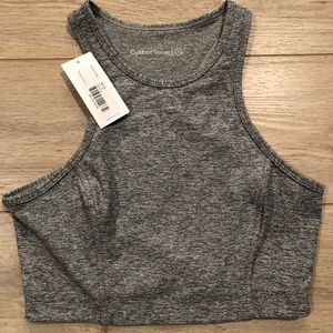 Outdoor Voices Grey Razor Back Sports Bra